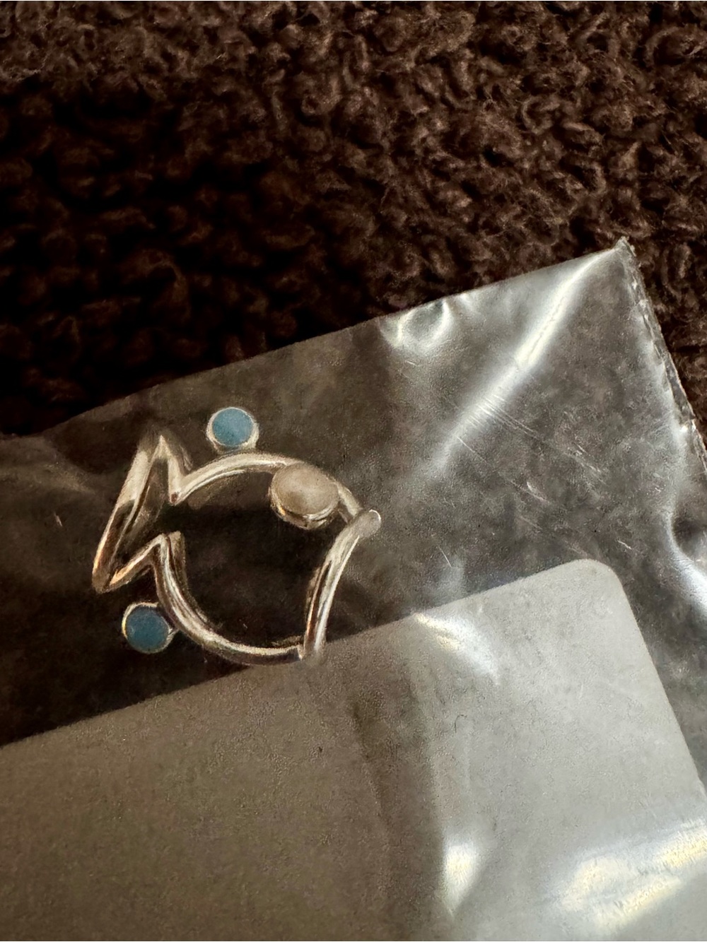 Genuine Pandora Sterling Open Fish Charm
